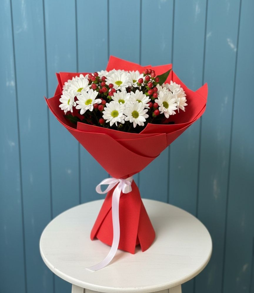 Букет цветов из: Хризантемы в Ямкино