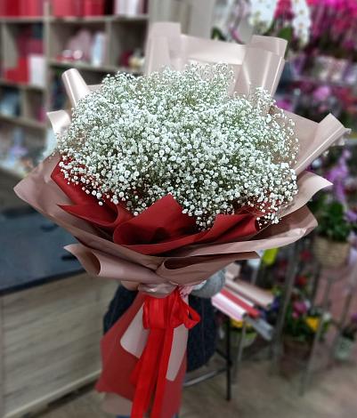 Букет цветов из: Гипсофила в Ямкино