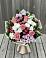 Букет цветов из: Альстромерии, Гвоздики, Розы и Хризантемы в Ямкино