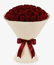 Букет 101 Бордовая роза Блэк Бакарра в Ямкино
