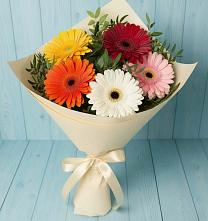 Букет цветов из:  Герберы в Ямкино