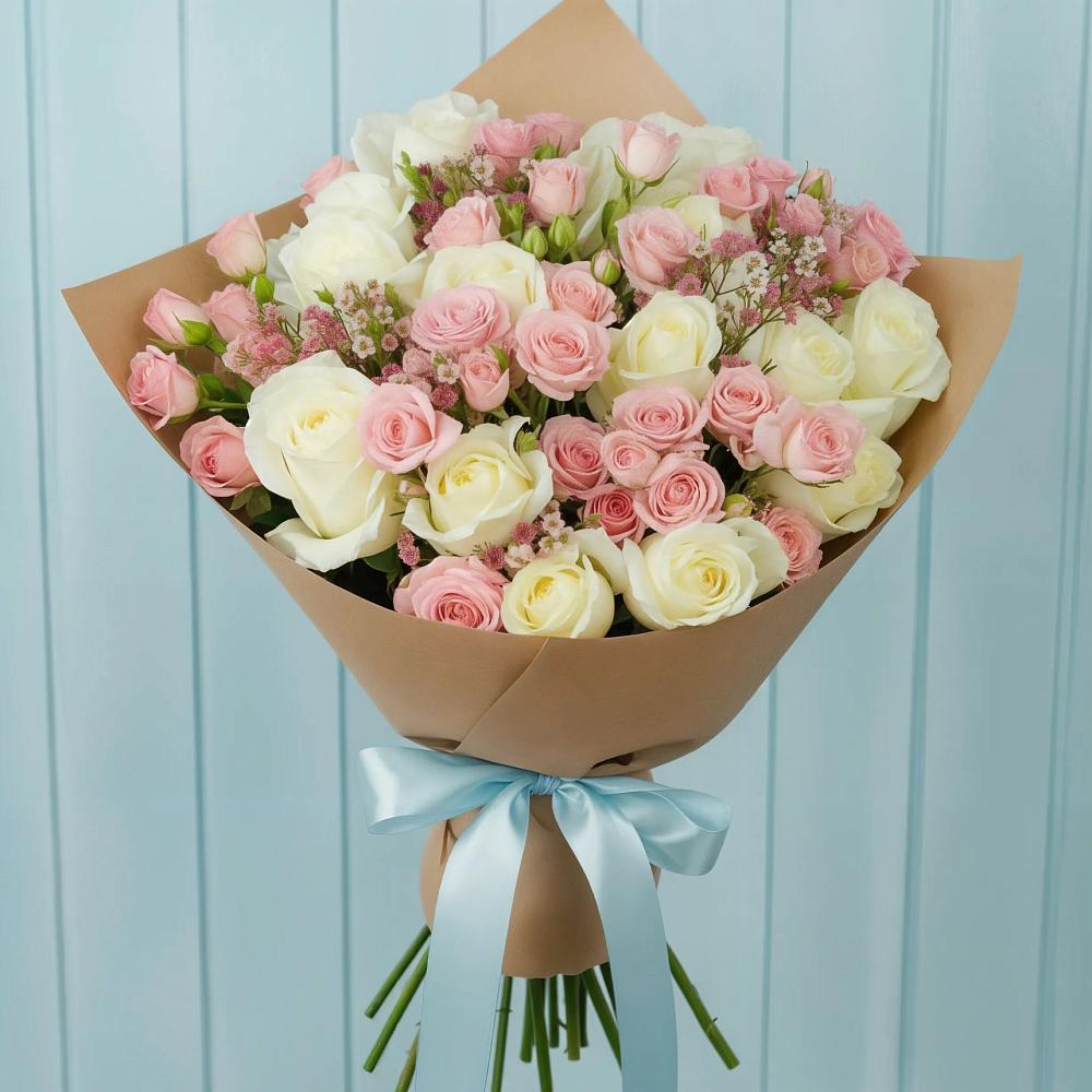 Букет цветов из: Розы в Ямкино