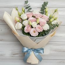 Букет цветов из:  Лизиантусы в Ямкино