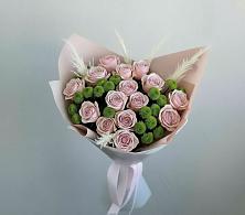 Букет цветов из:  Розы и Хризантемы в Ямкино