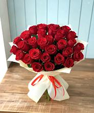 Букет 29 Красных роз в Ямкино